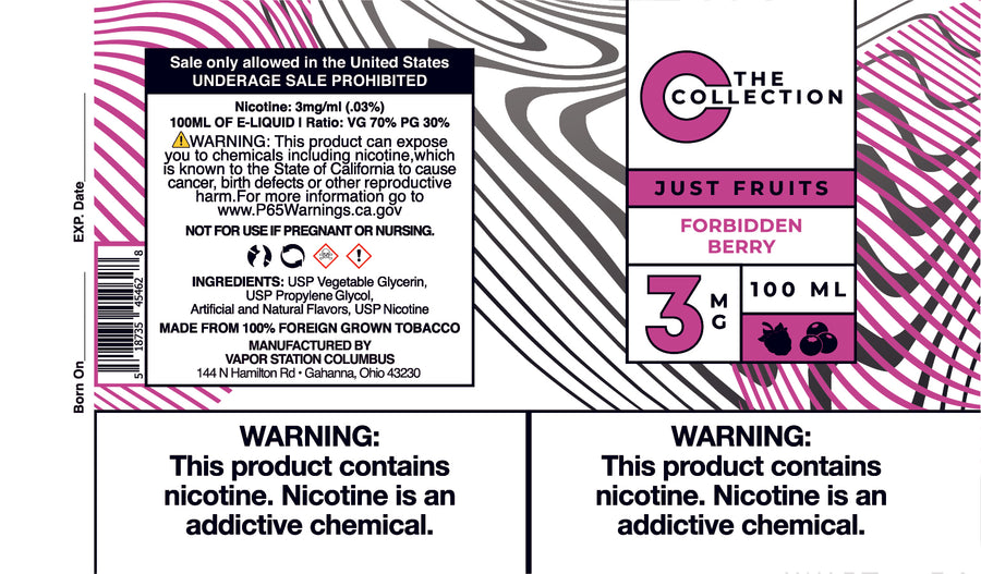 THE JUST COLLECTIONS 100mls