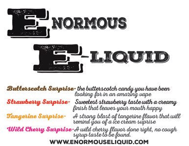 Enormous E-Liquids 100ml *Synthetic Nicotine*